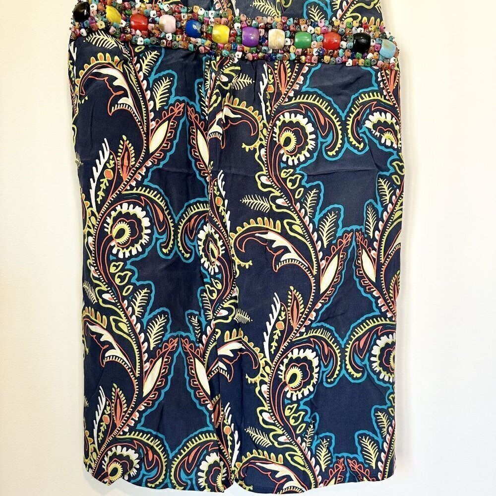 Beth Bowley Silk Beaded Top - Size: 6 - Picture 4 of 8